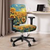 ELEDIZI Office Chair Cover Van Gogh Sunflower Desk Chair Cover