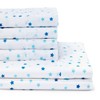 American Home Collection 6 Pieces Printed Bed Sheet Set Brushed