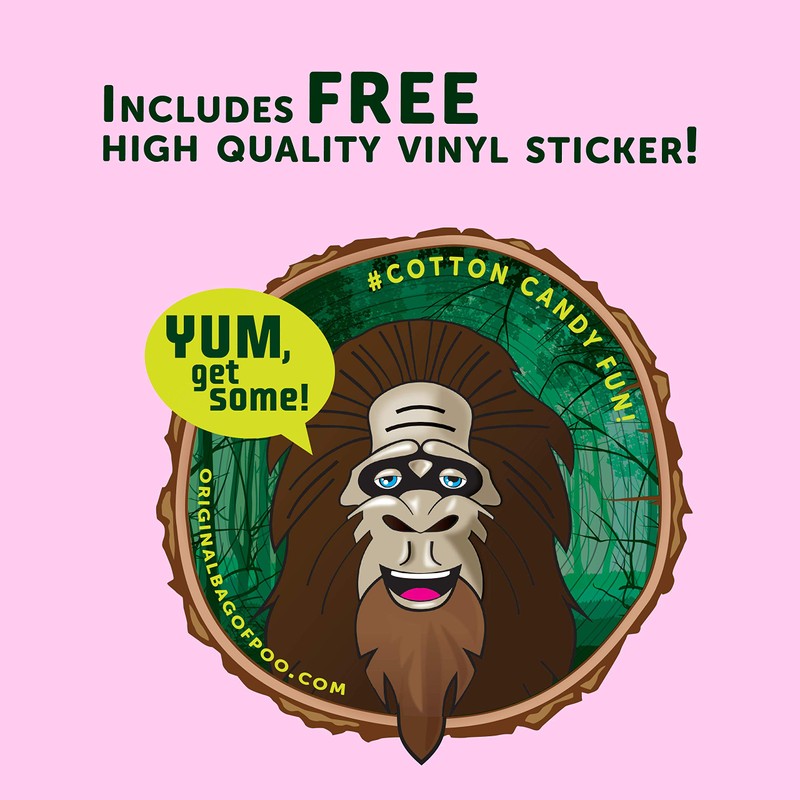 The Original Bag of Poo®, Sasquatch Poo (Black Cherry Flavor