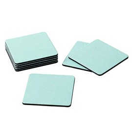 Caspari Lizard Scale Coasters in Robin's Egg Blue, 8 Count