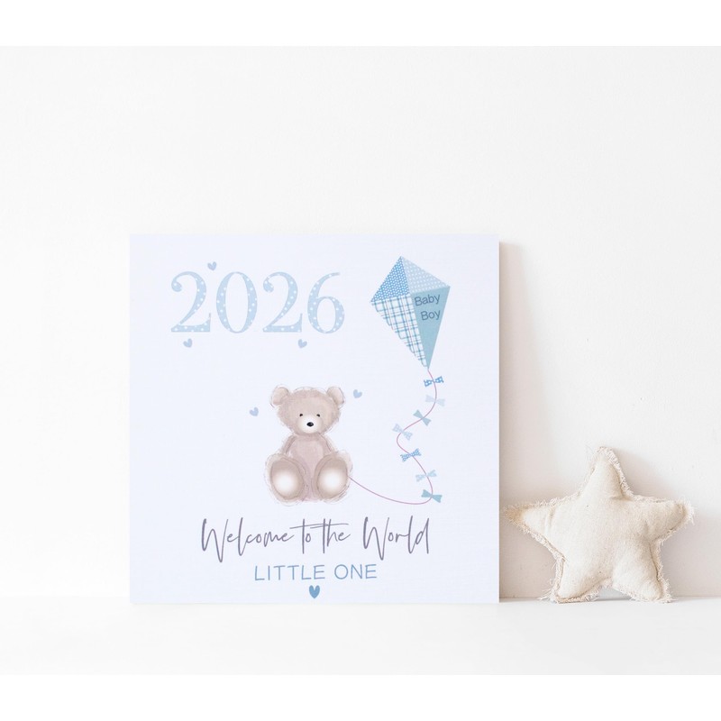 New Baby Boy Card 2026 - Handmade Welcome to the