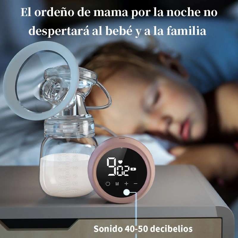 Extractor De Leche Eléctrico Recargable 2 Modos Y 9 Niveles