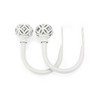 BSTKEY Set of 2 Coin Lantern Curtain Hooks Drapery Holdbacks,