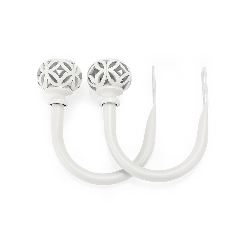 BSTKEY Set of 2 Coin Lantern Curtain Hooks Drapery Holdbacks,