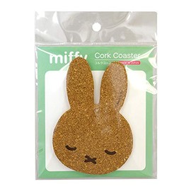 NaganoFactory DB352C Miffy Shaped Coaster Night, Made in Japan, H 3.1 x 4.4 x 0.2 inches (78 x 113 x 5 mm)