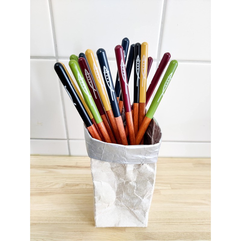 SASIA - 5 Pairs | Wooden Chopsticks | Reusable and