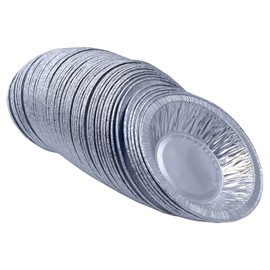Sunrise Packaging Aluminium Foil Pie Dish [111 X 20mm] Small, Non-Stick Coated, Non-Toxic, Easy to Demould Baking Bowls (100)