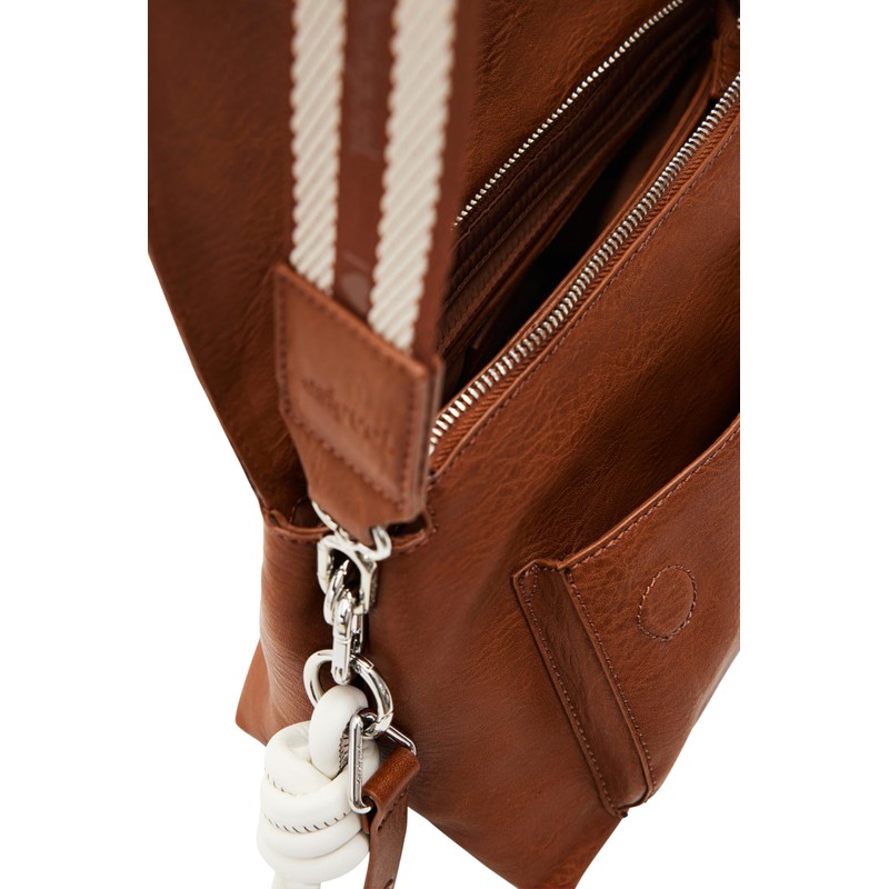 Desigual Bandolera M Logo, brown
