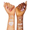 Cheers Temporary Tattoos, Good Vibes Only Favors, Smiley, Rainbow Arts