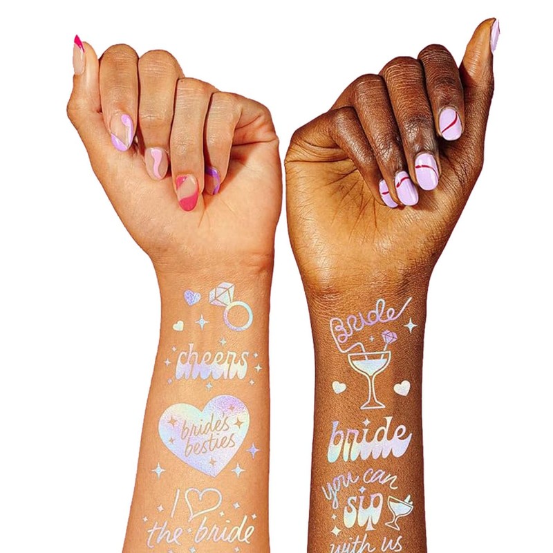 Cheers Temporary Tattoos, Good Vibes Only Favors, Smiley, Rainbow Arts