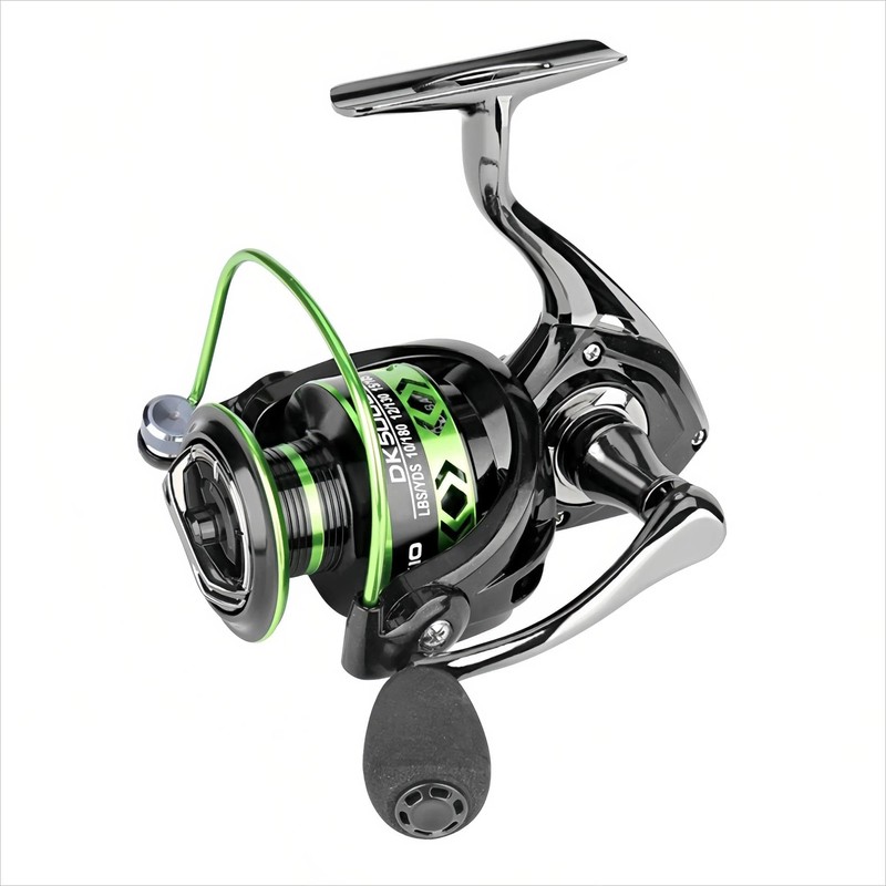 SylvanFlux All-Metal Spinning Fishing Reel – Long Cast Deep Spool,