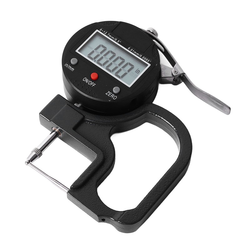 Thickness Meter Digital Display 0.0005 Inch Resolution High Accuracy Multifunctional
