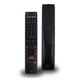 Aurabeam GB118WJSA Replacement TV Remote Control for Sharp Television (RRMCGB118WJSA)