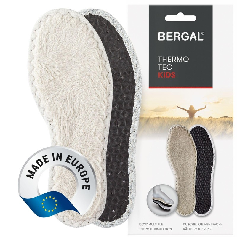 Bergal Bergal Thermo Tec Kinder Comfort Insole, Beige, 23 EU