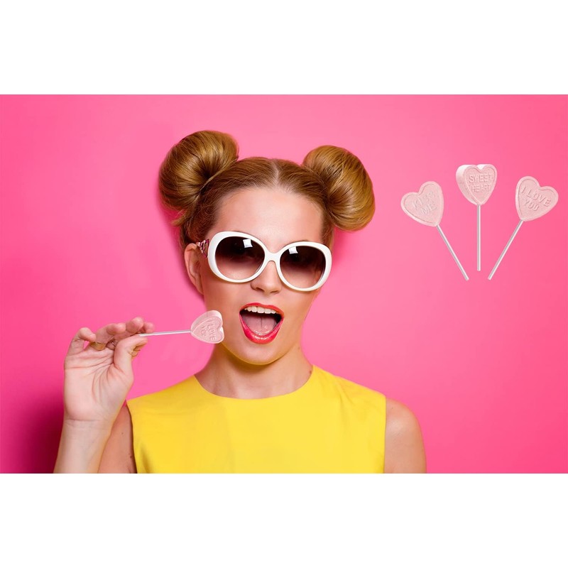 Fruidles Valentine's Day Winkie Lollipop Sucker, Individually Wrapped (36-Pack)