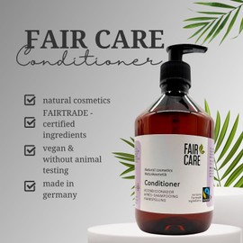 FAIR CARE Fair Trade Conditioner with Apricot & Green Tea 475 ml - Moisturising & Nourishing