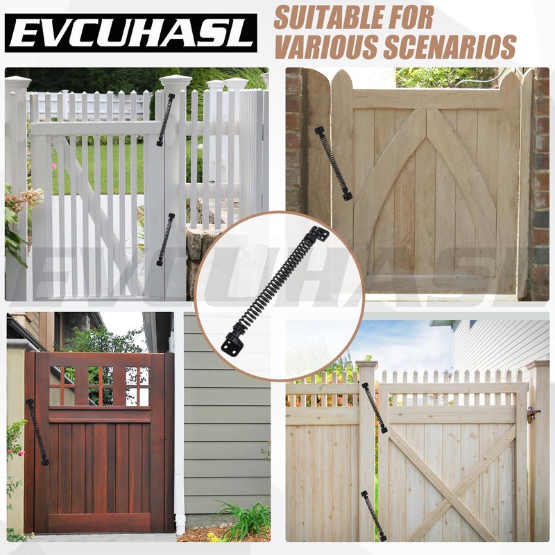 EVCUHASL 11-1/2" Gate Spring Self Closing Heavy Duty Door Springs