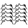 sourcing map 8Pcs Eye Latch Gate Door Swivel Hook,1.7" Cabin