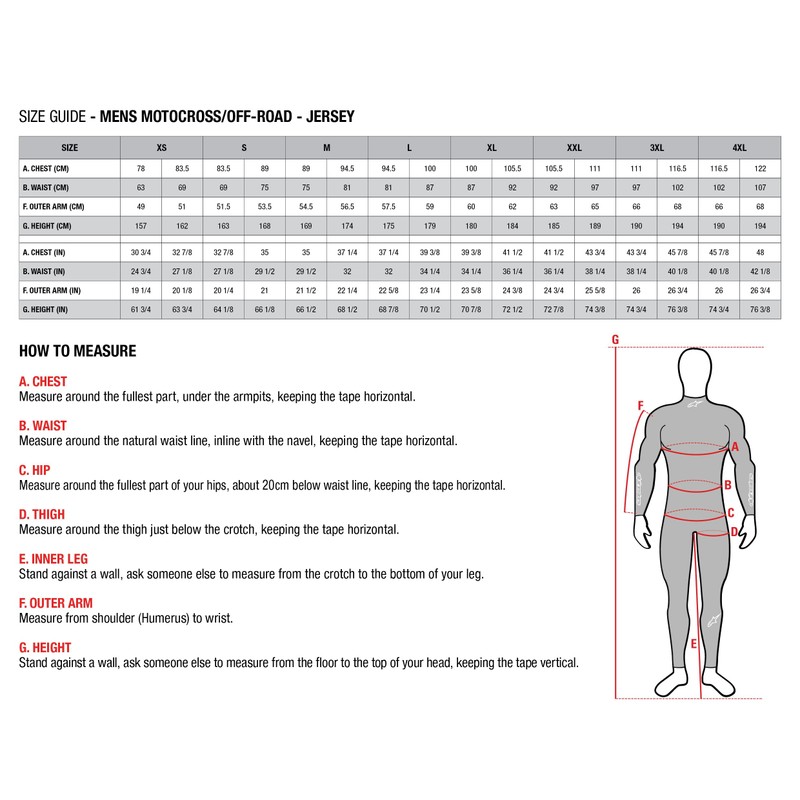 Alpinestars MX Jersey Fluid Red Size M