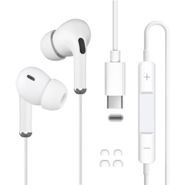 Chayoo Type C Earphones, Wired Earphones, with Microphone (2025 Innovation Version) Type-C Earphones, USB-C Wired Earphones, Noise Cancelling, Earphones, In-Ear Type, Calls, Volume Adjustment,