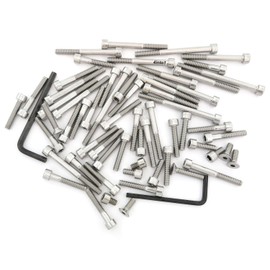 Stainless Steel Allen Bolt Set - Compatible with Honda CB750 CB750F CB750K - 1969-1978 - 60 Bolts