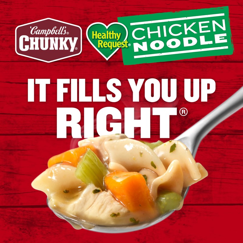 Campbell's Chunky Healthy Request Chicken Noodle Soup, 18.6 oz Can
