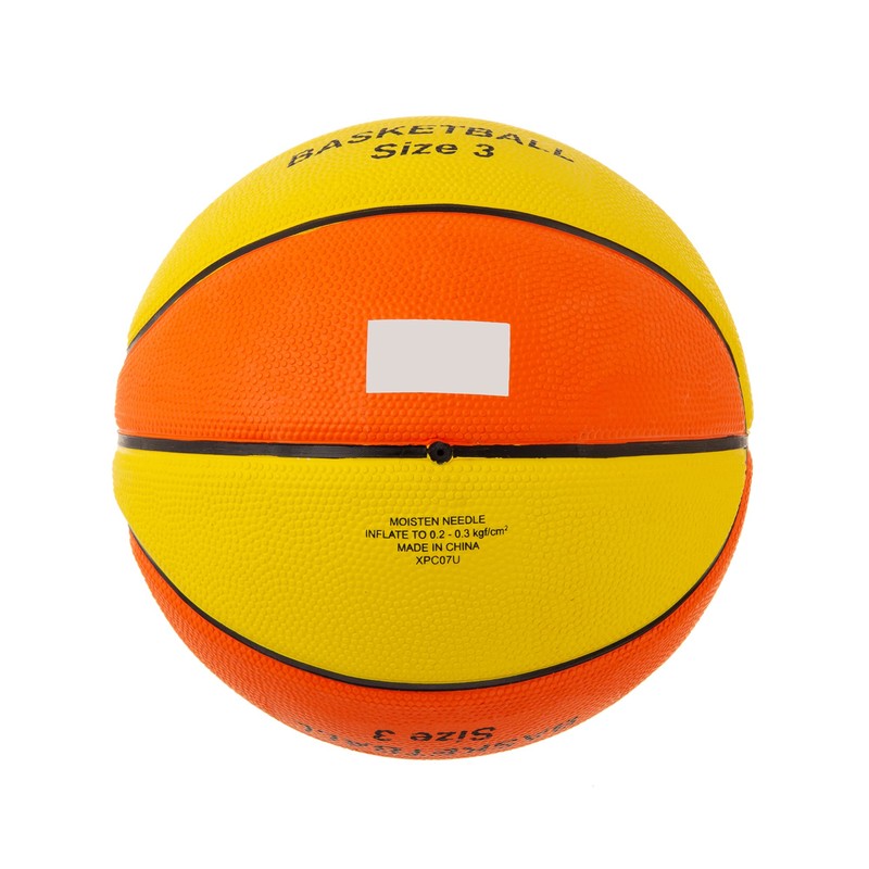 MIKASA B3JMR-YO Basketball No. 3 (Juniors and Kids) Rubber Yellow/Orange