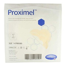Hartmann 14700000 Proximel Silicone Foam Dressing with Border, Large Sacrum, Pack of 5