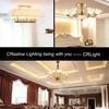 CRLight 8W Smooth Dimmable LED Candelabra Bulb, 3000K Soft White