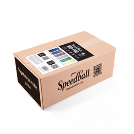 Speedball Mid-Fire Studio Set, New Colors (6-Pack) 16 Fl Oz Jars for Pottery and Ceramics, Food Safe