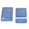 3Pcs Aluminum Splint First Aid Splint Easy Cutting Breathable Splint