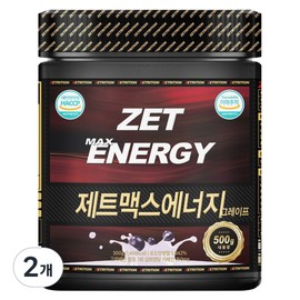 Jetrition Jetmax Energy Grape, 500g, 2 pieces / 제트리션 제트맥스에너지 그레이프, 500g, 2개