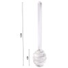 2Pcs Transparent 6" Glass Honey Dipper Sticks Stirring Sticks Server