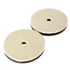 2 Pcs Wool Pad for Polisher Buffing Polishing Pad Flat