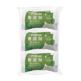 For Fresh, Healthy Bare Skin: Daily Refreshing, Traditional Additive-free Formula, Fresh Wash, Conditions Skin, For Sensitive Skin, Pelican Additive-free Soap, Refreshing, 3.5 oz (100 g) x 3 Packs