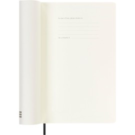 Moleskine Weekly Planner Precious and Ethical, Weekly Calendar with Note Room for 12 Months 2025, Soft Vegan Python Lid, with Gift Box, Colour Black, Large Format 13 x 21 cm