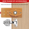 35mm Drilling Jig for Hinges, Precision Drilling Jig for Flush