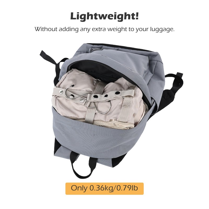 TABITORA Travel Luggage Organizer Hanging Packing Cubes Portable Hanging Shelves