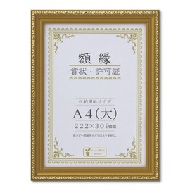 Daisen J760C2500 Picture Frame, A4 Large Size, Wooden Box