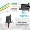 MECMO 4 Way Trailer End Connector Wire 30 Feet Jacketed