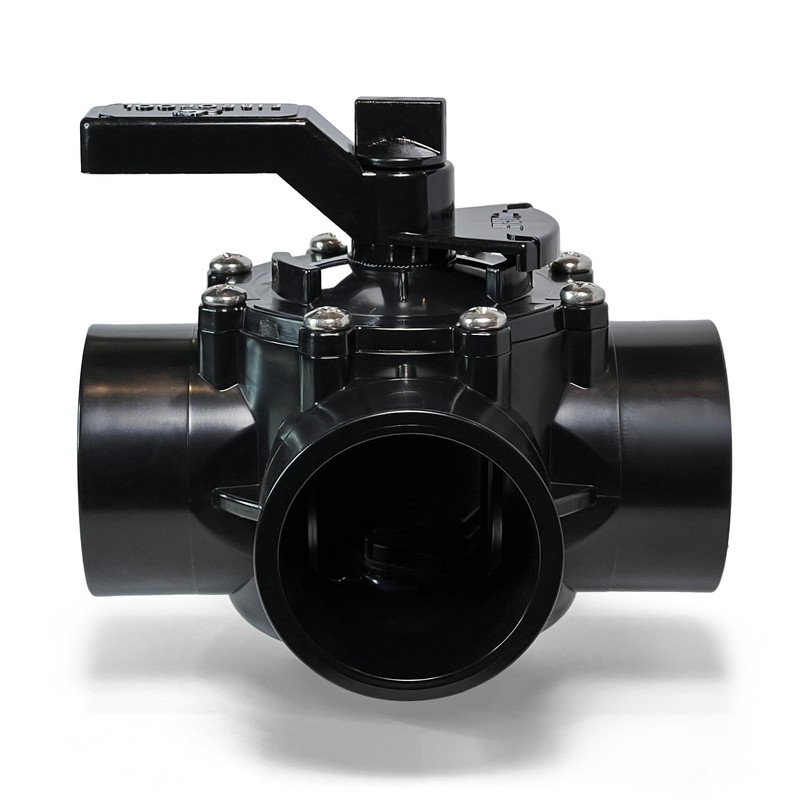 FibroPool Swimming Pool Diverter Valve - 2 Inch - 3