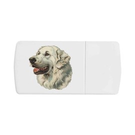 'Pyrenean Mountain Dog' Pill Box with Tablet Splitter (PI00030684)