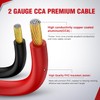 Nilight Jumper Cables for Car Battery 2 Gauge 25 FT