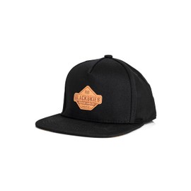 Blackskies® Essentials Snapback Cap for Children, Adjustable Kids' Baseball Cap for Boys and Girls, Stylish Cap, Cool Hat, Birth, Christening, Baseball Cap, Peaked Cap, Black-black-brown