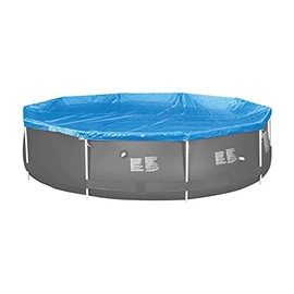 Avenli Pool Cover Round Tarpaulin for Round Jilong / Avenli Frame Pool Size Diameter 300 cm Steel Tube Swimming Pool Steel Frame Round Pool Cover