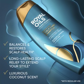 Head & Shoulders Royal Oils Dandruff Shampoo and Conditioner Set, Coconut Oil & Apple Cider Vinegar, Moisture Renewal, Scalp Relief, Curly & Coily Hair, Anti Dandruff, 31.4 Fl Oz Each, 2 Pack