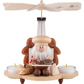 Christian Ulbricht Pyramid - Natural Dwarf Baker - 8" H