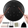 Zungentrommel, Regentrommel, Tongue Drum, 6 Zoll 11 Noten, Stahlzungentrommel, Handpan