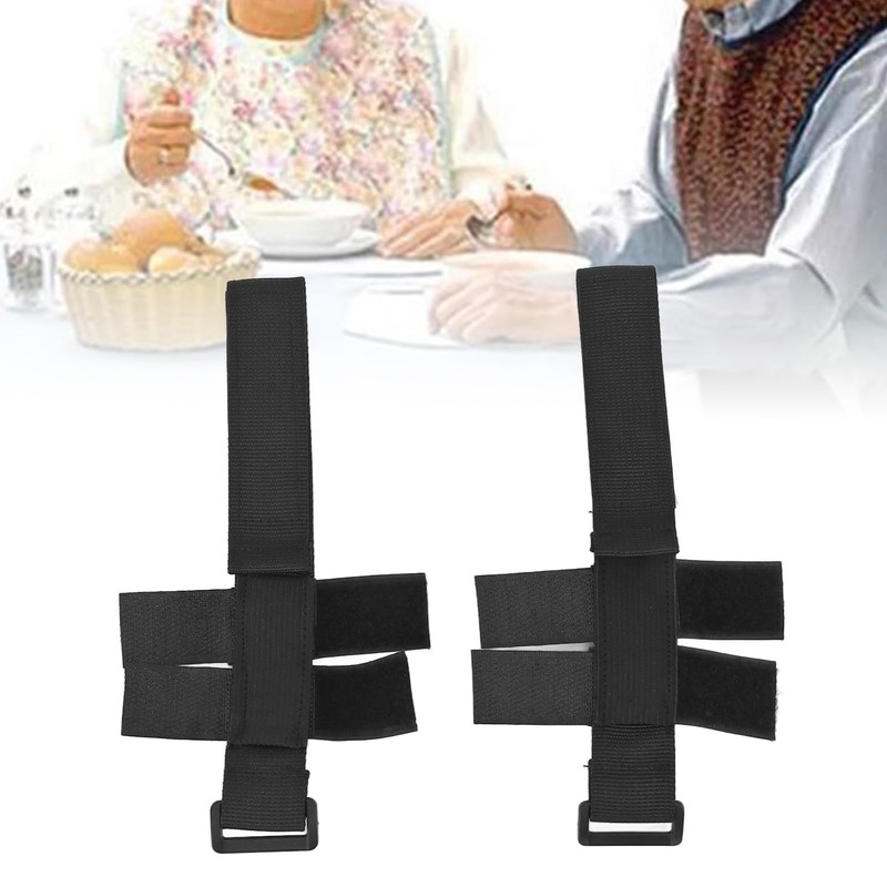 2 Pieces Spoon, Fork, Cuff, Utensil Holder, Adjustable Strap for