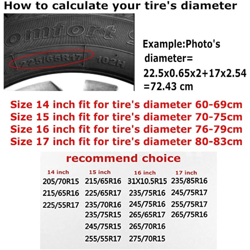 cozipink 15" Spare Tire Cover Wheel Covers for RV Camper